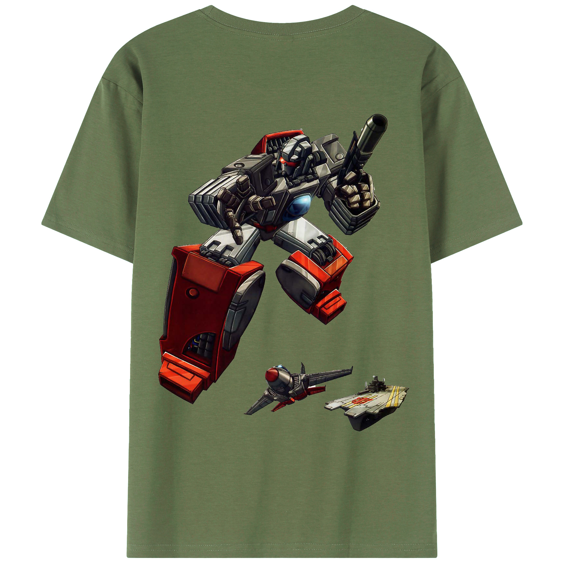 （画像用）  綿100％ メンズ半袖Tシャツ（バックプリント） 通気性